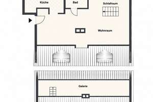 Loftartige Dachgeschosswohnung mit Galerie und Blick über Augsburgs Dächer – Lange Gasse 24, 86152 Georgs- und Kreuzviertel, Augsburg – Vorschaubild 7