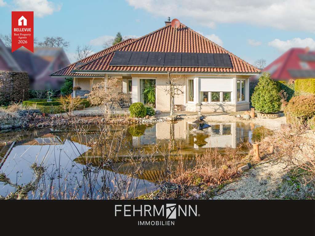 Immobilie in Wilsum - Traumhaus mit Doppelgarage und großem Garten in Wilsum zum Kauf - Bild 0