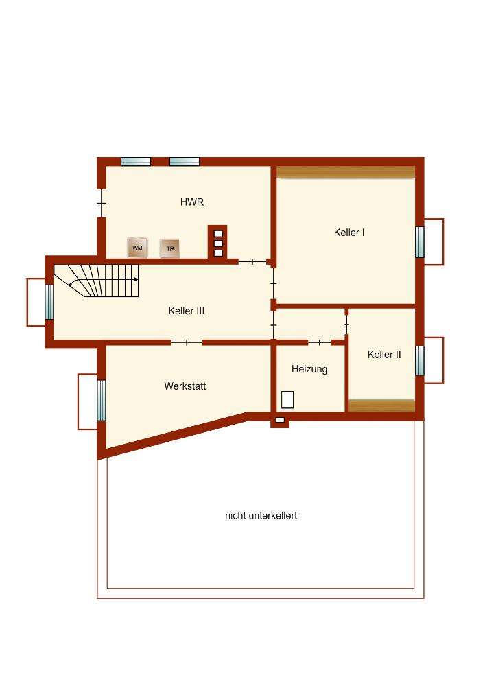 Der Keller Grundriss