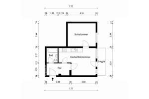 2-Zimmer-Wohnung mit Einbauküche und tollem Ausblick! – Richard-Zimmermann-Str. 3, 7747 Neulobeda, Jena – Vorschaubild 3