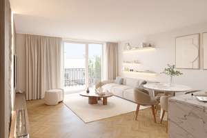 3-Zimmer-Neubauwohnung mit ruhiger Dachterrasse im Kö-Karree - nur 80m von der Königsallee entfernt