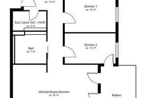 Ihr neues Zuhause: Licht, Raum und moderne Ausstattung im Neubau – Die vollständige Adresse der Immobilie erhältst du vom Anbieter., 22549 Bahrenfeld, Hamburg – Vorschaubild 6