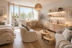 Vermietet & Renditenstark:  1-Zimmer-Appartement mit Balkon als Kapitalanlage in Düsseldorf-Hassels