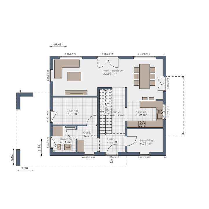 Grundriss Erdgeschoss