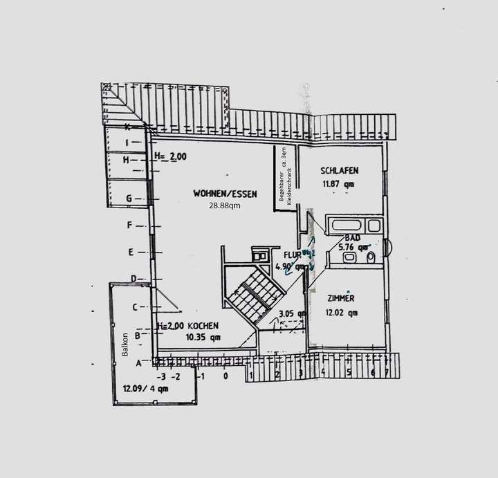 Grundriss Obergeschoss