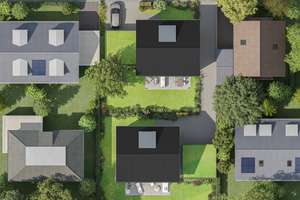 Ruhiges Neubauprojekt Einfamilienhaus (hintere Grundstückshälfte) – modern und energieeffizient (A+) – Die vollständige Adresse der Immobilie erhältst du vom Anbieter., 81825 Gartenstadt Trudering, München – Vorschaubild 7