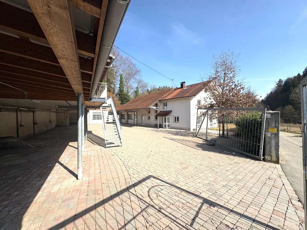 Immobilie in Horgenzell - AUKTION: Großzügiges Wohnhaus mit Anbau 3 Ferienwohnungen, Wiesen, Waldanteil, Carport etc. - Bild 0