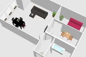 51 m², 1,5 Zimmer, Sofort frei!