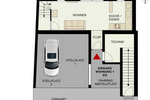 Top Neubau-Maisonettewohnung mit Blick bis Köln und überdachtem Stellplatz im Herzen von Ippendorf – Die vollständige Adresse der Immobilie erhältst du vom Anbieter., 53127 Ippendorf, Bonn – Vorschaubild 16