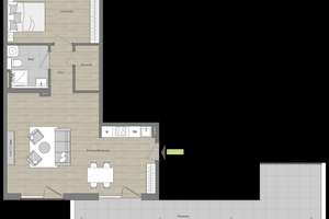 Über den Dächern von Wittenau – großzügige 2-Zimmer-Wohnung mit ca. 29 m² Dachterrasse | KfW 40 – Oranienburger Straße 46, 13437 Wittenau, Berlin – Vorschaubild 3