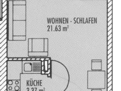 NACHMIETER GESUCHT! 1 Zimmer Wohnung in hot Potsdam/ Studentenwohnung