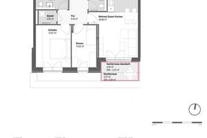 Endetage mit Dachterrasse & zwei Bädern – moderne 3-Zi.-Wohnung mit lichtdurchflutetem Wohnbereich – Niendorfer Weg 11-15, 22453 Groß Borstel, Hamburg – Vorschaubild 25