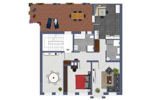 Rarität: 3 sonnige Zimmer mit Dachterrasse und 2 Bädern ggü. Fuggerei – Jakoberstr. 35, 86152 Jakobervorstadt-Nord, Augsburg – Vorschaubild 15