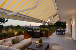 Rarität: Penthouse mit riesiger Dachterrasse und Skyline-Blick
