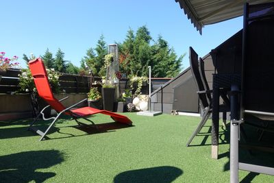 Maisonettenwohnung mit 170 qm Wohnfläche, Dachterrasse und offener Galerie.
