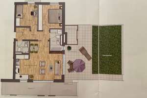 Schöne, geräumige drei Zimmer Dachterrassen-Wohnung in München, Altperlach – Margarethe-Selenka-Str. 18, 81737 Altperlach, München – Vorschaubild 28
