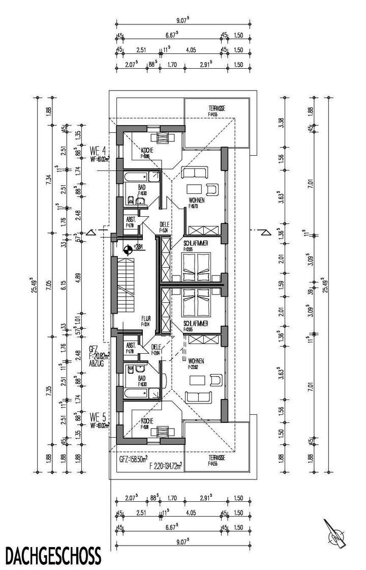 Grundriss Dachgeschoss