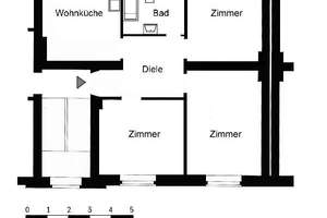 Renovierte 3-Zimmer Wohnung in Holsterhausen+ großzügiger Wohnküche