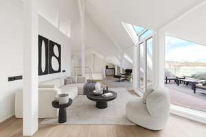 Einzigartig! Penthouse mit grandiosem Panoramablick in schöner Villa