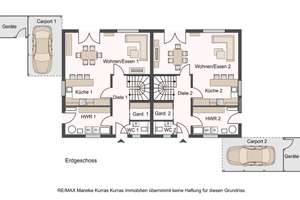 Schöne Doppelhaushälfte aus 2013 mit Carport auf ca. 392 m² Grundstück in ruhiger Lage von Edewecht – Die vollständige Adresse der Immobilie erhältst du vom Anbieter., 26188 Edewecht – Vorschaubild 7