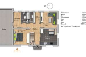 IMMOSPACE *** Großzügiges ZFH mit vielseitiger Nutzung, Balkon und XL-Garage in ruhiger Lage *** – Die vollständige Adresse der Immobilie erhältst du vom Anbieter., 86450 Altenmünster – Vorschaubild 28