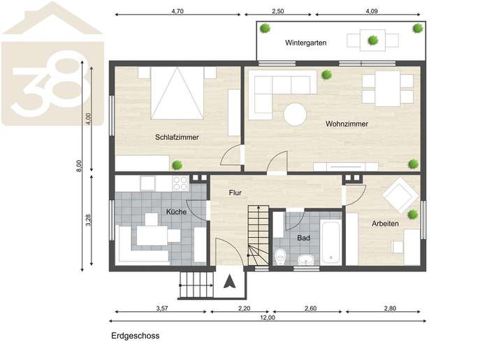 Grundriss EG