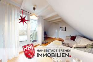 Horn-Lehe /  Stilvolle 4-Zimmer-Maisonette-Wohnung mit Loggia in ruhiger Lage