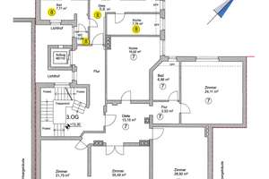 3-Zimmer Eigentumswohnung im 3. OG mit Balkon und Fahrstuhl (Vermietet) – Richard-Wagner-Str. 17, 30177 List, Hannover – Vorschaubild 10