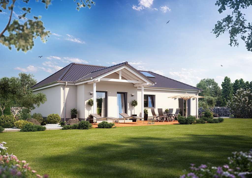 Immobilie in Rhaunen - Landhaus Bungalow in schlüsselfertiger Massivbauweise im Neubaugebiet! - Bild 0