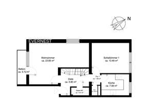 Laurensberg: Modernisierte 4-Zimmer-Wohnung mit Süd-/Westbalkon – Die vollständige Adresse der Immobilie erhältst du vom Anbieter., 52074 Laurensberg (Statistischer Bezirk), Aachen – Vorschaubild 8