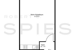 Kapitalanlage: Vermietete 1-Zimmer-Wohnung mit Südbalkon und Stellplatz in Horn-Lehe – Die vollständige Adresse der Immobilie erhältst du vom Anbieter., 28359 Lehe, Bremen – Vorschaubild 7