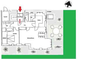 Romantik pur!"Paradiesische/traumhafte" Lage! Loftartige, moderne Terassen-Wohnung und Garten! – Hüllenkamp 134 a, 22149 Rahlstedt, Hamburg – Vorschaubild 2