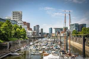 Möbliertes Studio mit Sicht auf die Hafencity – Volmerswertherstr. 35, 40221 Bilk, Düsseldorf – Vorschaubild 6