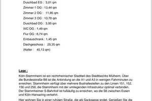 Ansprechendes und saniertes 5,5-Raum-Reihenhaus in KÖLN Stammheim – An der Joch 66, 51061 Köln – Vorschaubild 26
