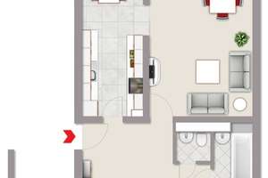 Sanierte 3-Zimmer-Wohnung mit Garage und Westbalkon! – Die vollständige Adresse der Immobilie erhältst du vom Anbieter., 75181 Haidach, Pforzheim – Vorschaubild 4