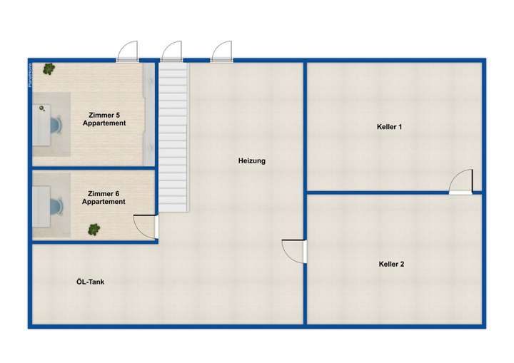 Grundriss EG Hinterhaus