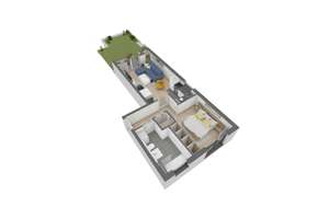 Attraktive 2 Zimmer-Wohnung im EG mit eigenem Garten