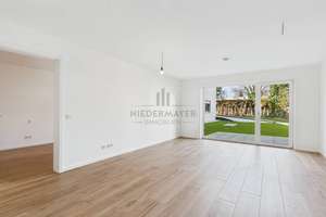 NEUBAU: Ruhig gelegene 2-Zi.-Erdgeschosswohnung mit TG-Einzelstellplatz (optional) in Forstenried