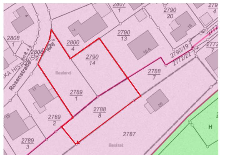 Grundriss Rosenstrasse 9 ohne 