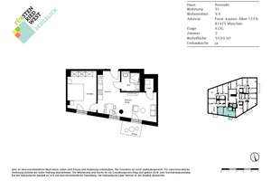 Offene Wohnküche & Balkon: 2-Zimmer-Apartment zum Wohlfühlen – Forst-Kasten-Allee 123b, 81475 Fürstenried-West, München – Vorschaubild 9