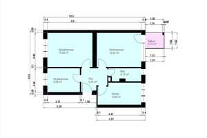 Charmante 3-Zimmer-Wohnung mit Balkon und Dielenboden in sonniger Lage des Kissingen-Viertels – Retzbacher Weg 65, 13189 Berlin – Vorschaubild 11