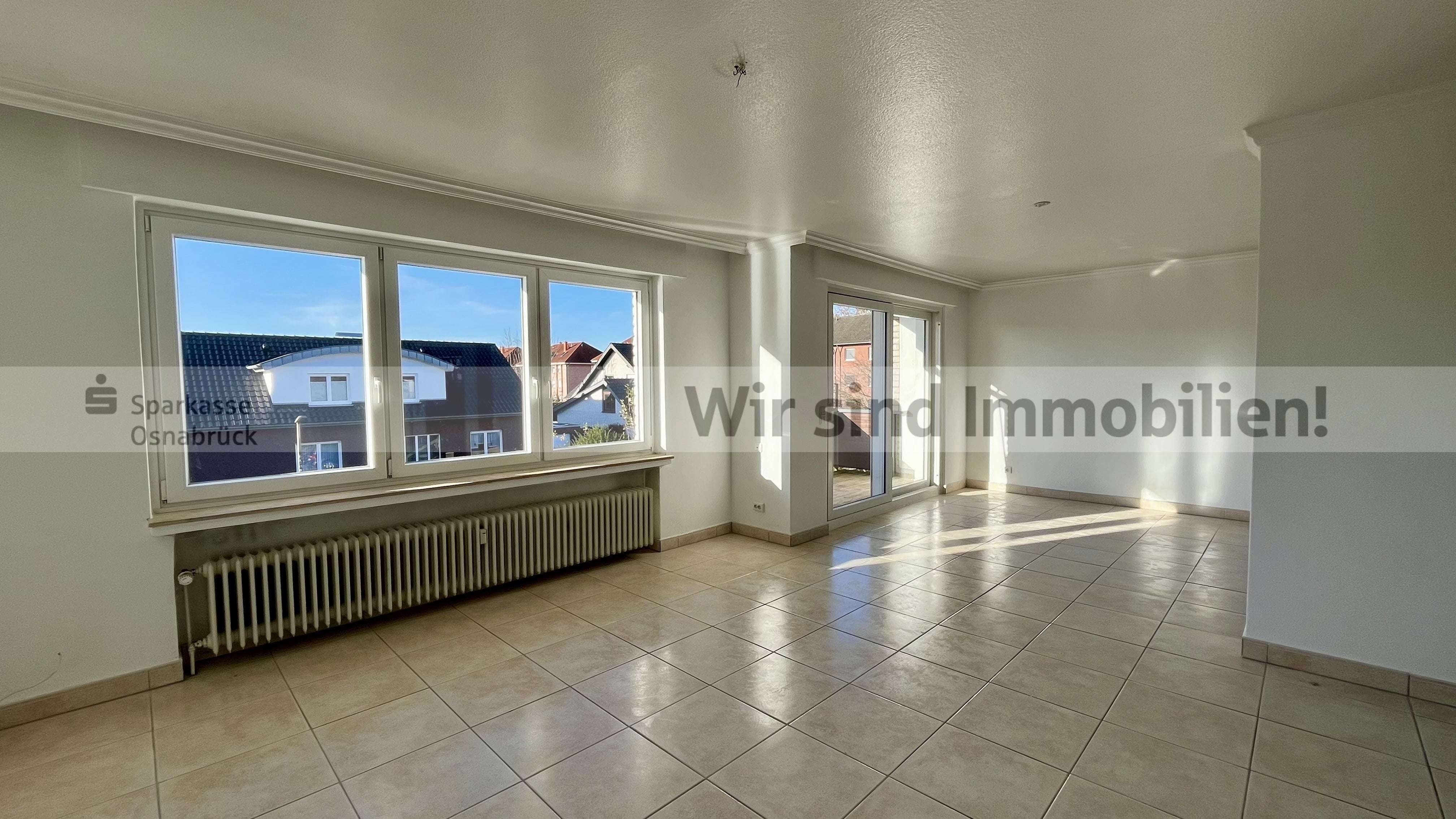 Immobilie in Wallenhorst - Balkon, Keller, Garage und Sitzecke im Garten - Bild 2