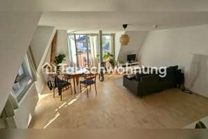 Tauschwohnung: Helle Maisonettewohnung mit bodentief. Fenstern und Elbblick