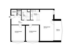 Domblick und noch viel mehr! 
Drei - Zimmer Etagenwohnung mit spektakulärer Aussicht – Die vollständige Adresse der Immobilie erhältst du vom Anbieter., 50668 Neustadt/Nord, Köln – Vorschaubild 17