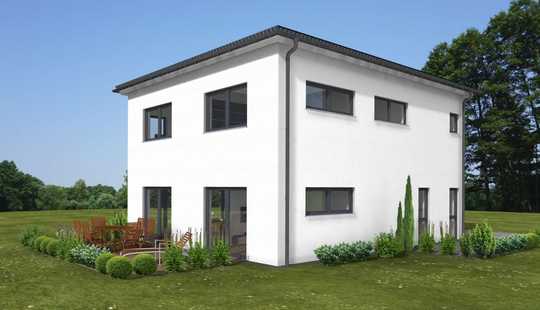 Bild von Moderne Stadtvilla für Familie mit drei Kindern in Egelsbach inklusive Traumgrundstück