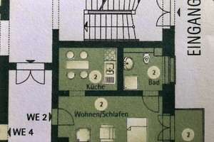 Ruhige 1-Raum-Hochparterre-Wohnung mit Balkon und Einbauküche in Leipzig – Die vollständige Adresse der Immobilie erhältst du vom Anbieter., 4109 Zentrum-West, Leipzig – Vorschaubild 9