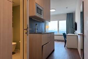 Möbliertes Studio im 16.OG im Fritz Tower mit tollem Ausblick – Lehrter Strasse 24b, 10557 Moabit, Berlin – Vorschaubild 4