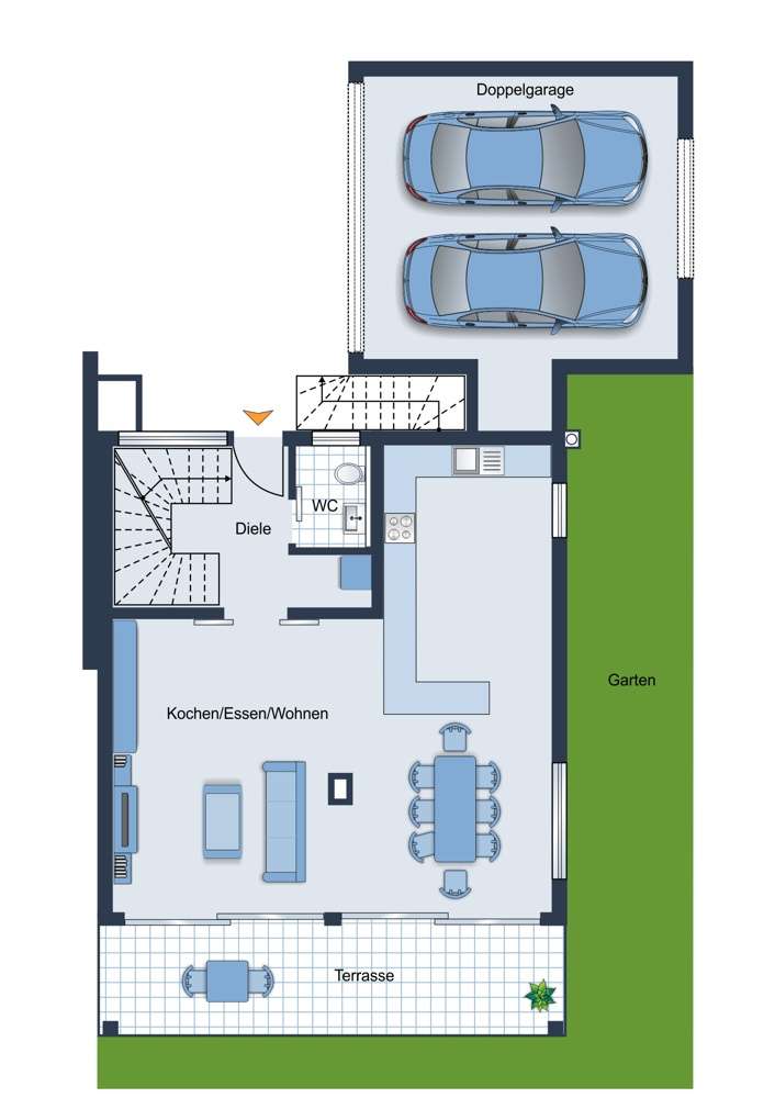 Illustration Erdgeschoss