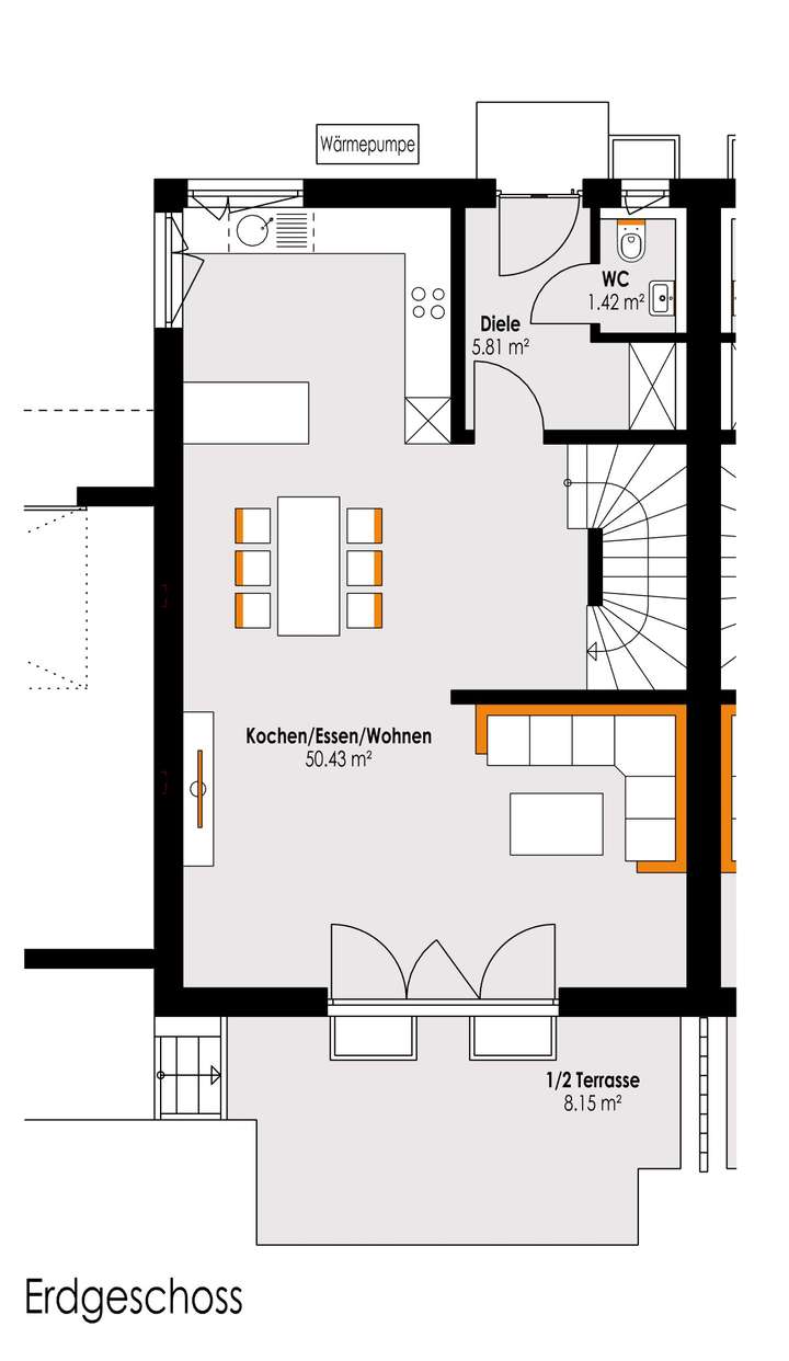 Grundriss Erdgeschoss