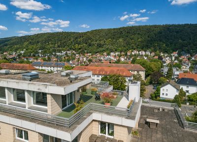 Penthouse über den Dächern von Heidelberg-Rohrbach mit spektakulärer, umlaufender Dachterrasse